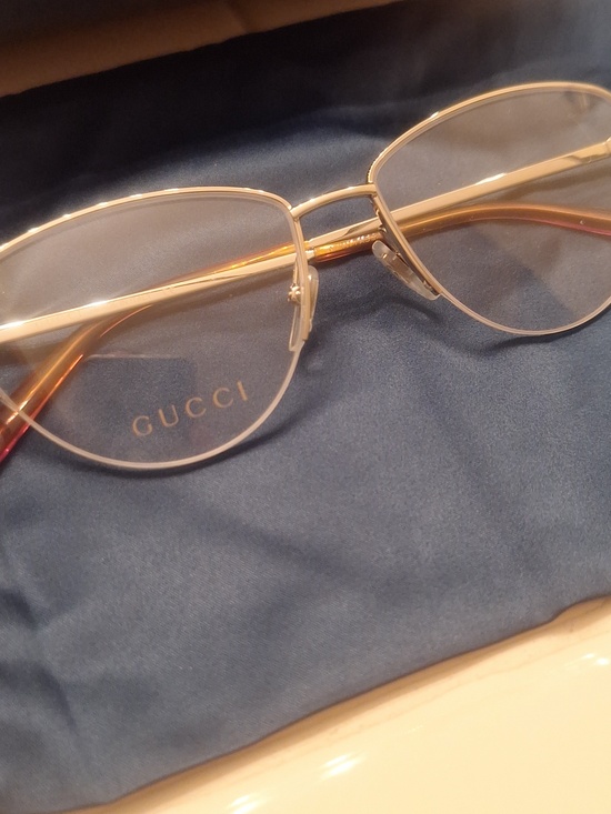 Gucci Accessories - Gucci Clear Frame Glasses
